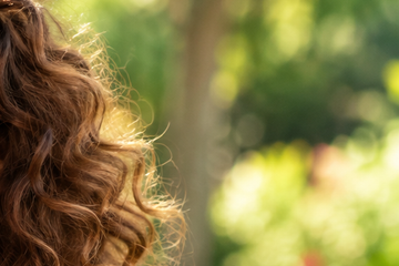 Fine hair close-up — Original